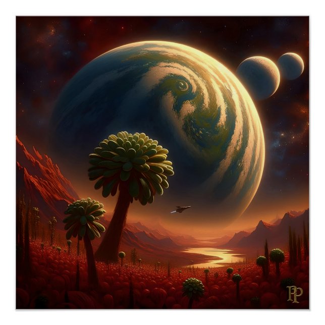 Póster Um mundo Alienígena (Frente)