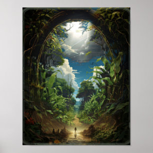 Poster "Um Mundo Maior" Fantasia da Natureza