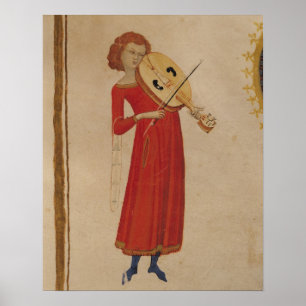 Póster Um músico, de "De Musica" por Boethius
