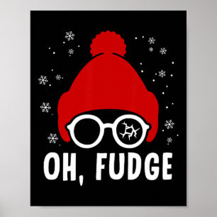 Poster Um Natal Engraçado Dizendo Vintage Xmas San