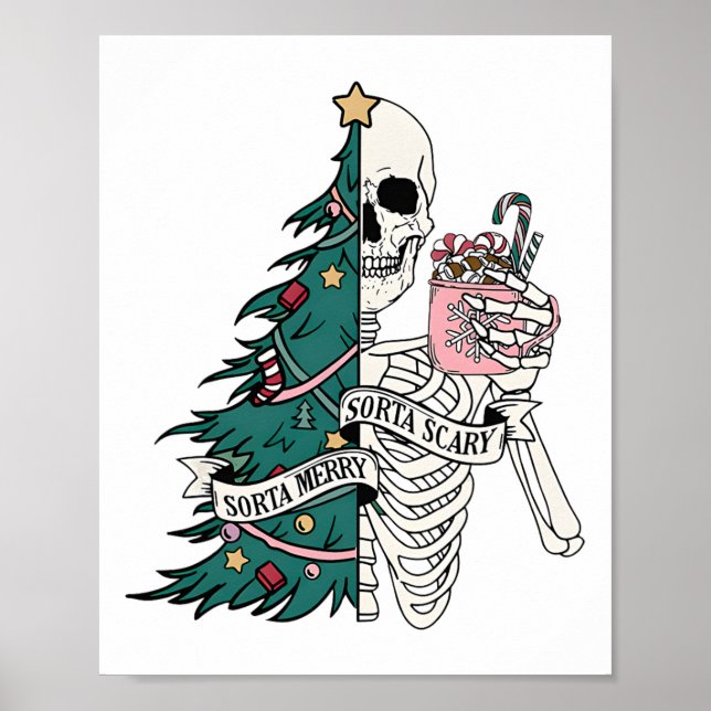 Poster Um Natal Meio Alegre Meio Assustador (Frente)