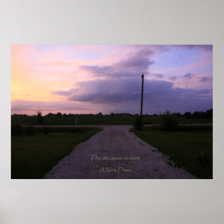 Póster Um novo amanhecer