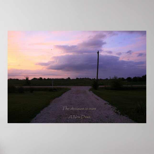 Póster Um novo amanhecer (Frente)