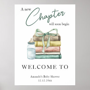 Poster Um novo capítulo começará em breve chá de bebê