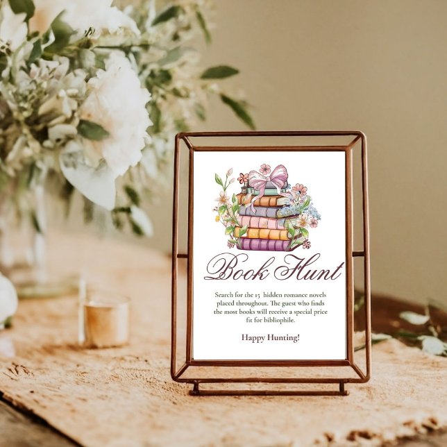 Poster Um novo capítulo inicia o chá de panela Book Hunt  (Criador carregado)