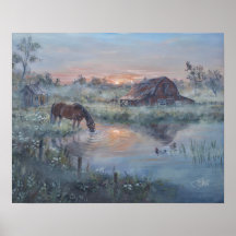 Um Novo Dia - Pintura de cavalo