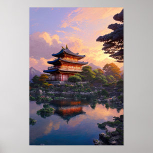 Poster Um Oásis Calmo na Borda do Rio