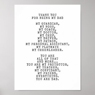 Poster Um Ode ao Pai   Personalizar este Poema