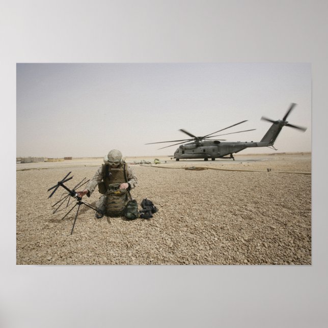 Poster Um operador de rádio de campo (Frente)