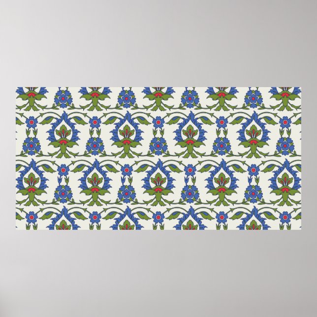 Poster Um ornamento sem costura tradicional árabe. Turco, (Frente)
