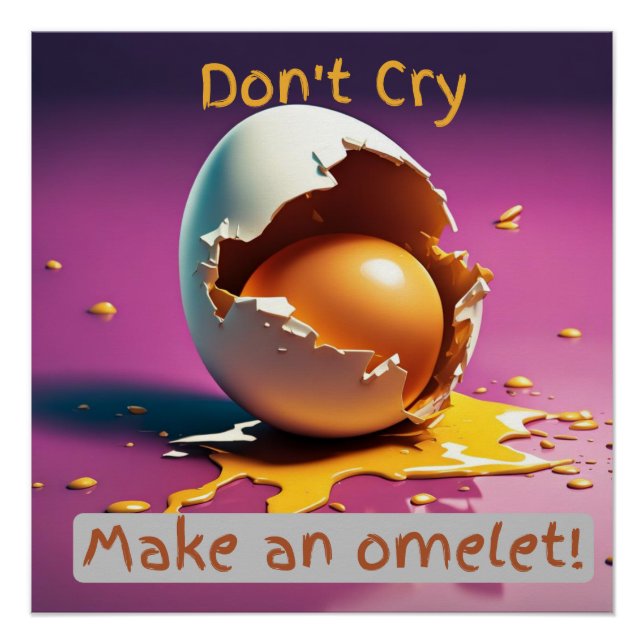 Póster Um Ovo Quebrado (Frente)