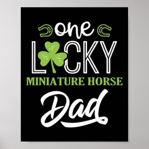 Poster Um Pai de Cavalo de Miniatura Sortudo, Horse Irish