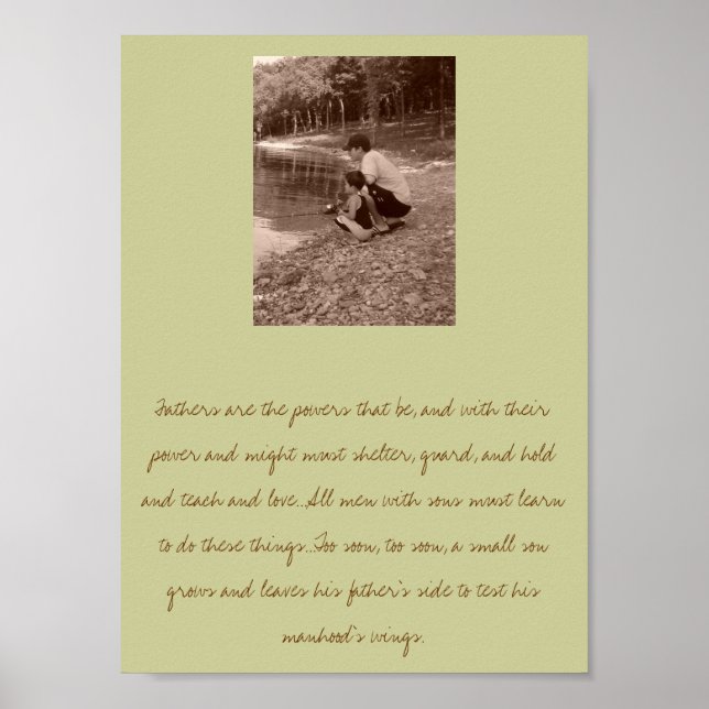 Póster Um Pai e Filho (Frente)