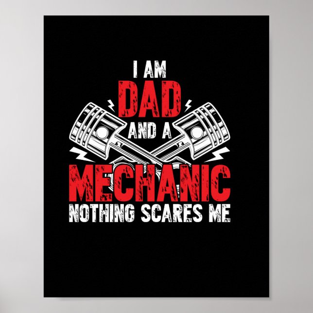 Poster Um Pai E Um Mecânico (Frente)
