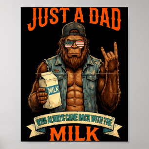 Poster Um pai que voltou com o leite pé grande papai