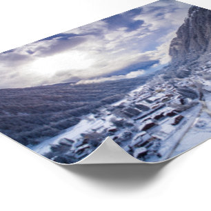 Póster Um país das maravilhas do inverno