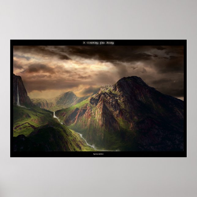 Poster Um País Longe (Frente)