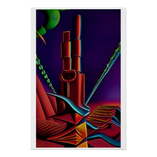 Póster Um Pano das Novas Terras Altas