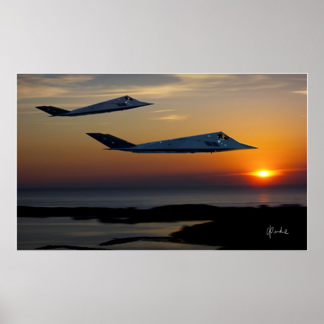 Póster Um par de palitos noturnos (Frente)