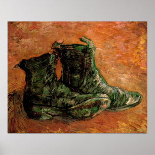 Póster Um Par de Sapatos por Vincent van Gogh