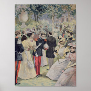 Poster Um partido de jardim no Elysee