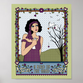 Póster Um Pássaro na Mão_A_ Cartaz 8x10