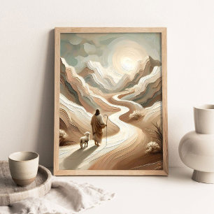 Poster Um Passeio Estrelado, Arte Cristã Moderna, Deixe o