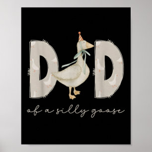 Poster Um Pato Bobo Papai 1º Primeiro Aniversário Família