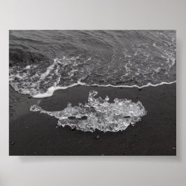 Poster Um pedaço de gelo na praia de diamantes