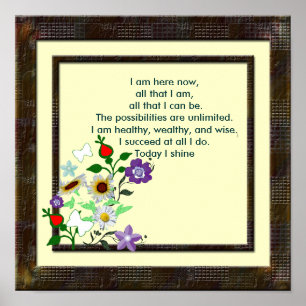 Poster Um pensamento para o dia