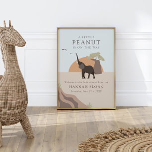 Poster Um Pequeno Amendoim Chá de fraldas do deserto Bo