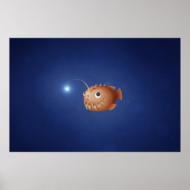 Póster Um Pequeno Anglerfish (Frente)