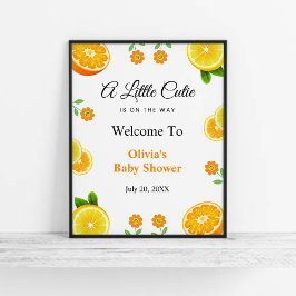 Poster Um Pequeno Chá de fraldas de limão Cutil bem-vindo