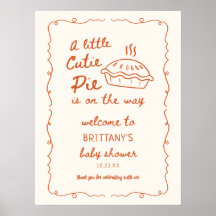 Um Pequeno Chá de fraldas De Pizza Cutil Bem-Vindo