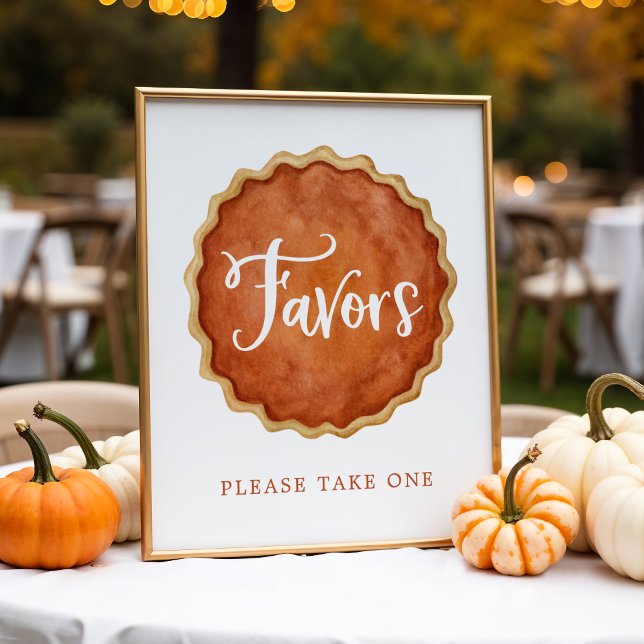 Poster Um Pequeno Chá de fraldas De Pizza Fall Favorece S (Criador carregado)