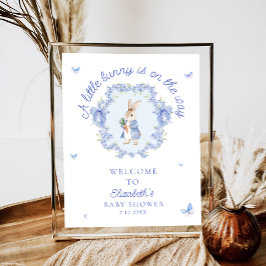 Poster Um Pequeno Coelhinho Está No Caminho De Boas-Vinda