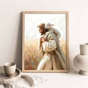 Poster Um Pequeno Companheiro, Arte da Fé Cristã, Jesus R