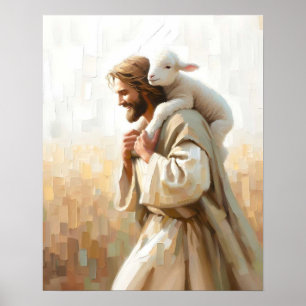 Poster Um Pequeno Companheiro, Arte de Fé Cristã, Jesus