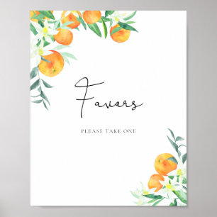 Poster Um pequeno doce está a caminho \ Favores