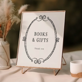 Poster Um Pequeno Livro de Chás de fraldas de Halloween e