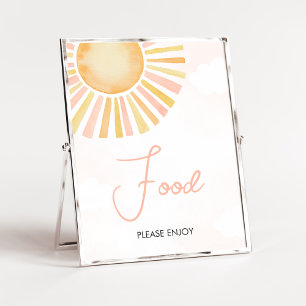 Poster Um pequeno raio de Comida ensolarada