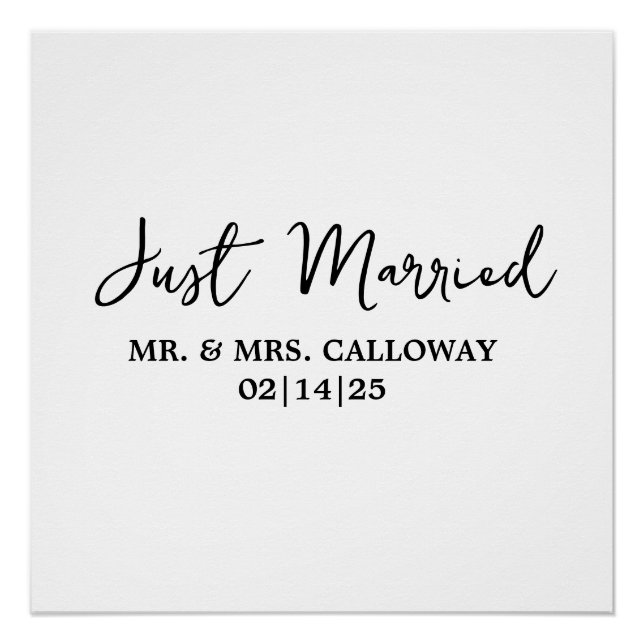 Póster Um Pequeno Recem casados Retroativo (Frente)