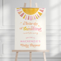 Um pequeno sinal de boas-vindas ao Chá de fraldas