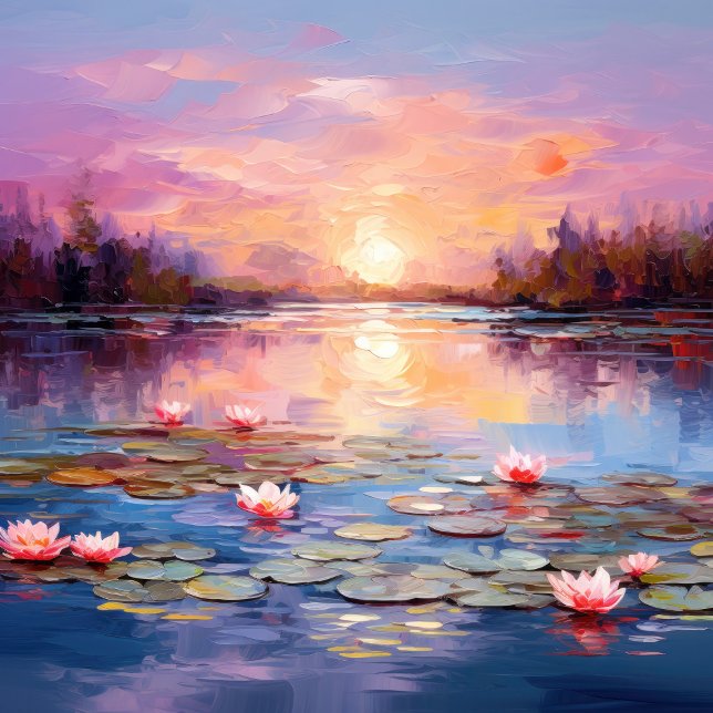 Poster Um Pincel com Beleza (From Monet's Canvas to Your Heart: A Brush with Beauty.)