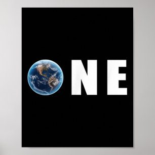 Poster Um Planeta Cuida Do Seu Presente No Dia Da Terra