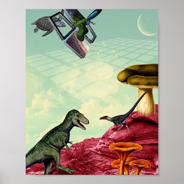 Poster Um planeta verde e respirável (Frente)