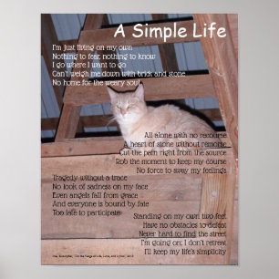 Poster Um poema de vida simples