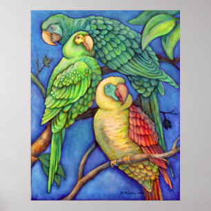 Póster Um poster/impressão jamaicanos da inspiração