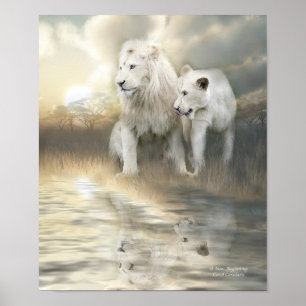 Póster Um poster/impressão novos da arte do começo