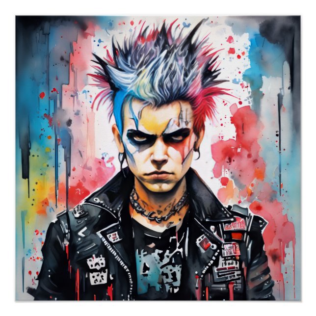 Póster Um pôster punk (Frente)